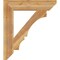 Ekena Millwork Balboa Slat Rough Sawn Bracket, Western Red Cedar, 6"W x 32"D x 36"H BKT06X32X36BOA06RWR - alternate 3